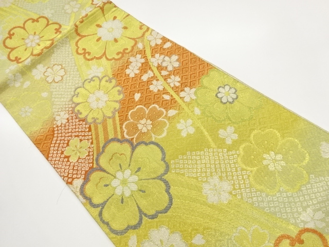 JAPANESE FUKURO OBI / WOVEN KANOKO PATTERN